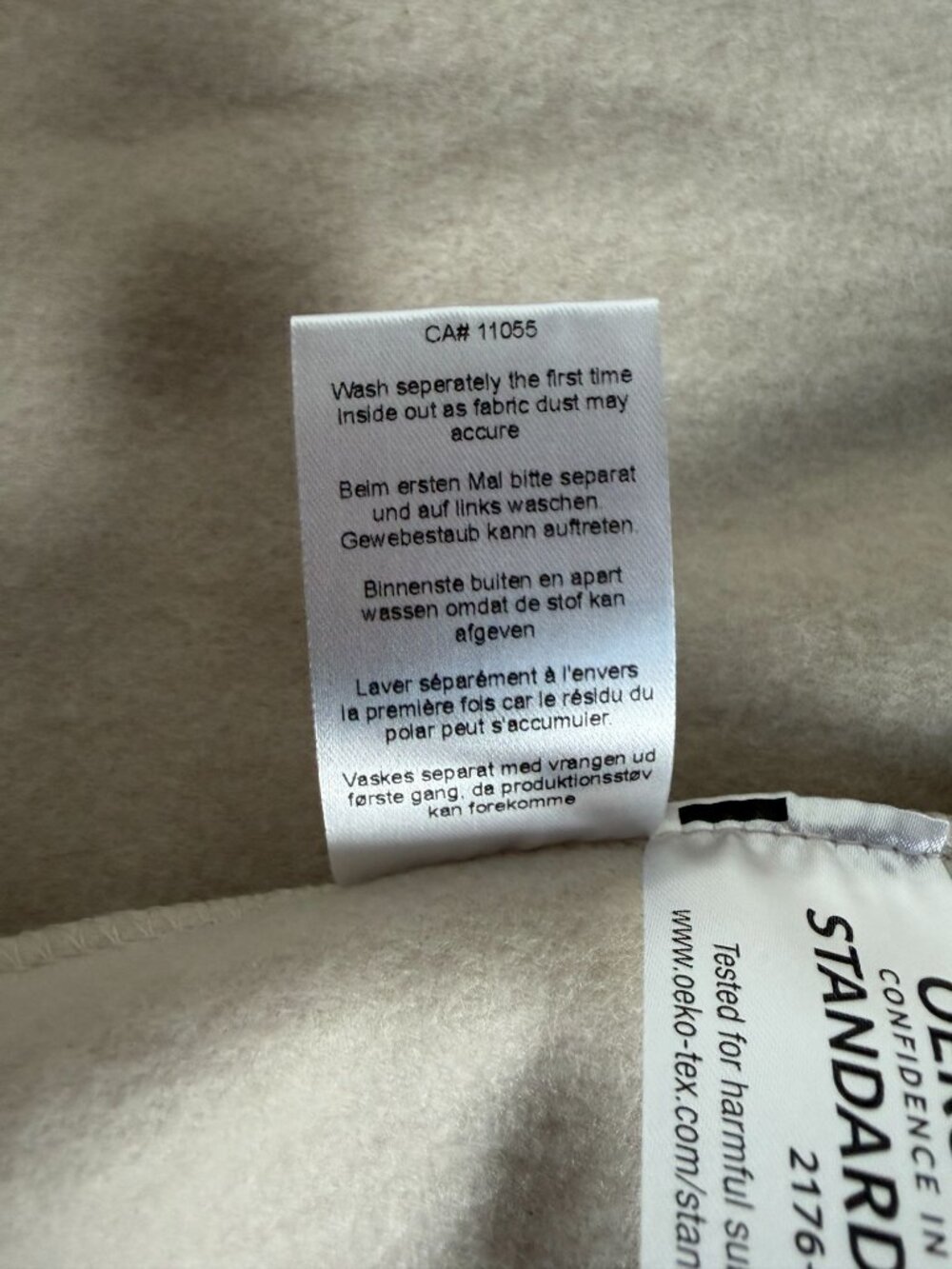 Henriette Steffensen Copenhagen Womens Beige Longline Wrap Cardigan Jacket Small - Picture 6 of 12